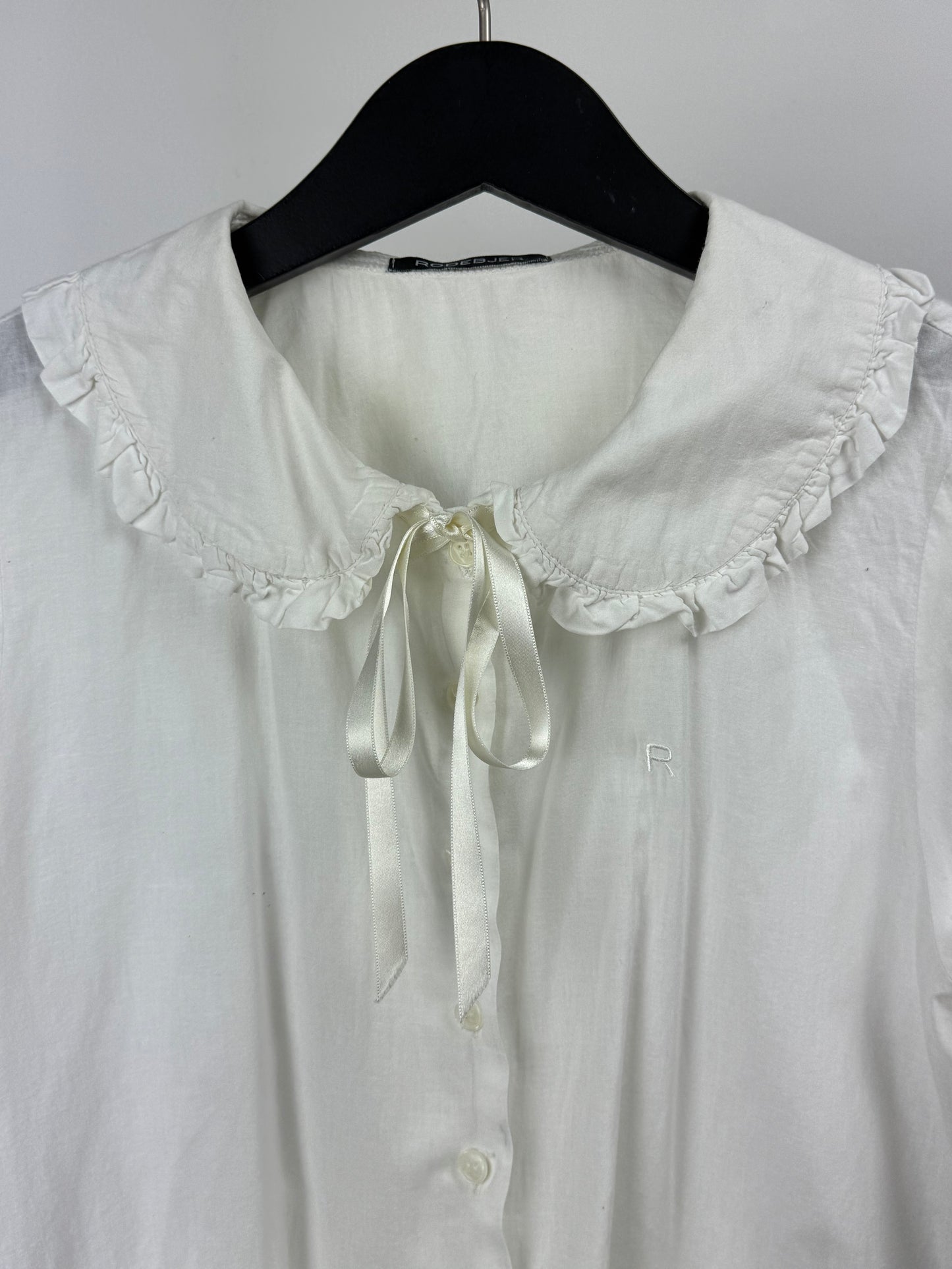 Rodebjer White Collar Blouse