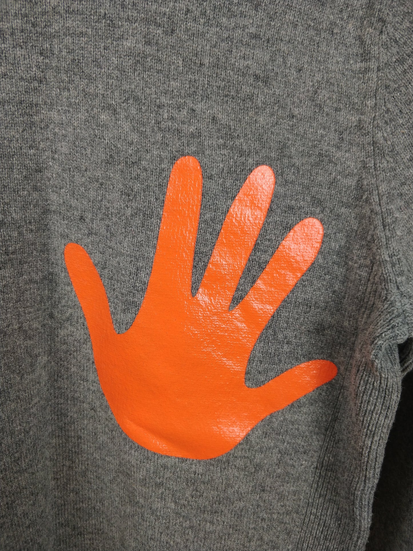 Orange Hand Sweater