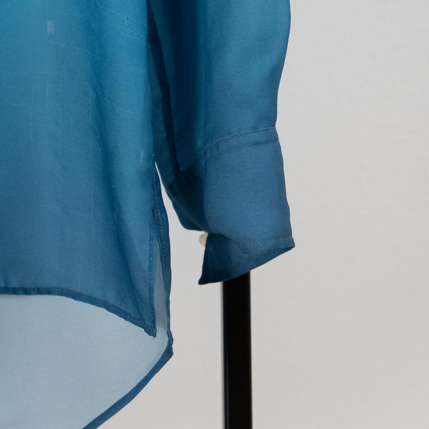 Bluish Silk Shirt