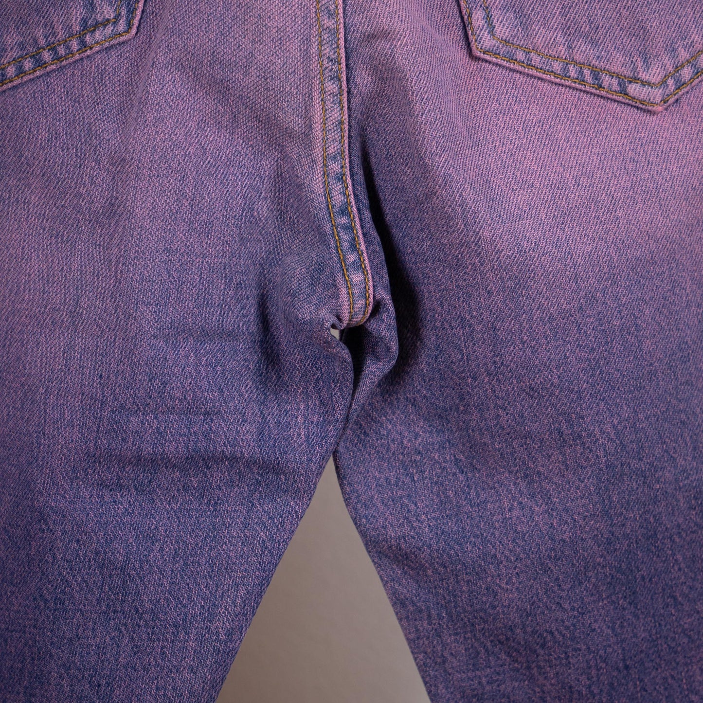 Colour-washed straight-leg high-rise jeans