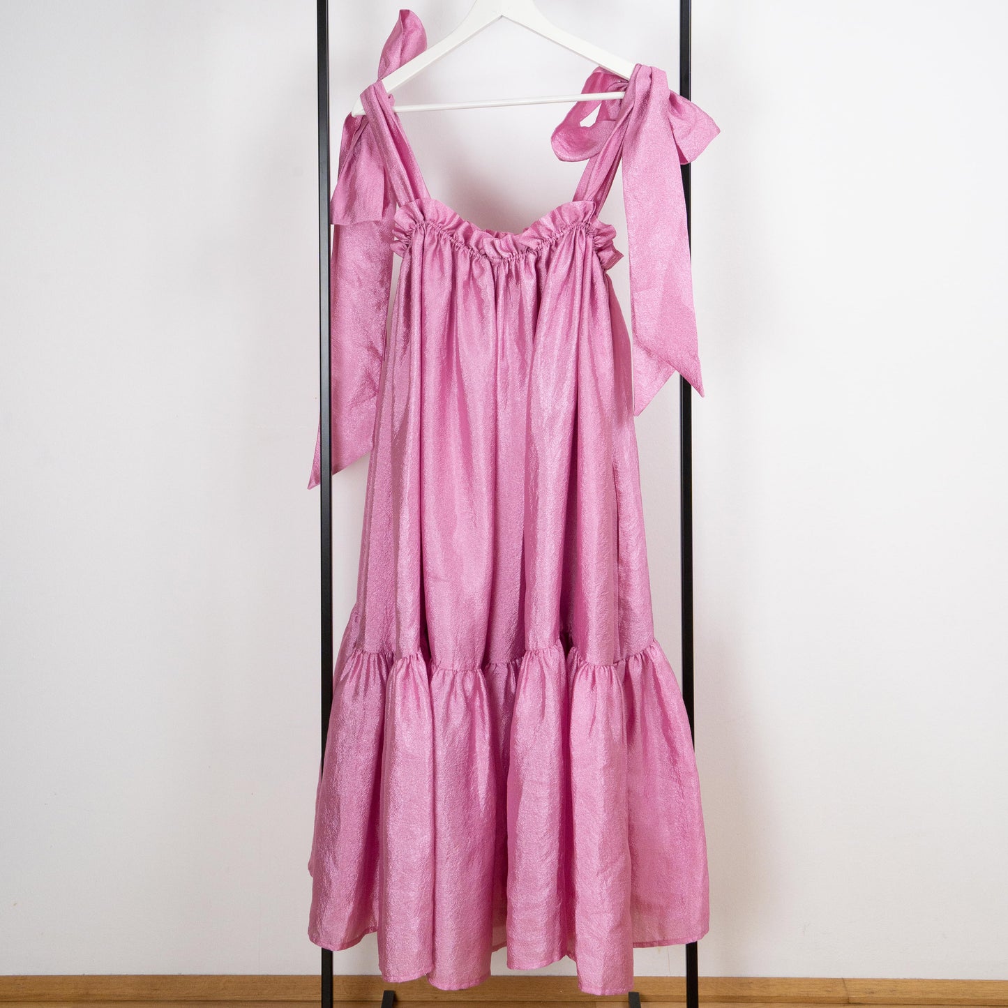 Serena Tiered Hammered Dress