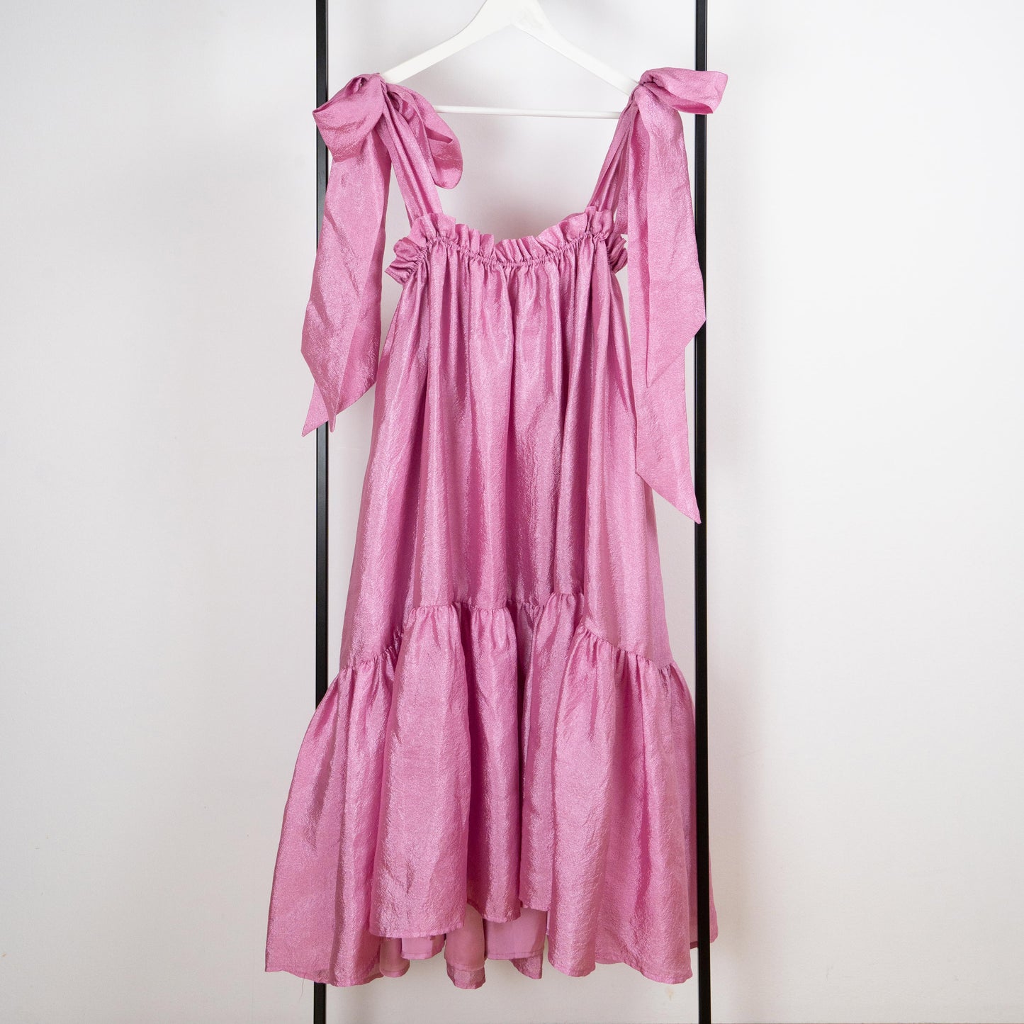 Serena Tiered Hammered Dress
