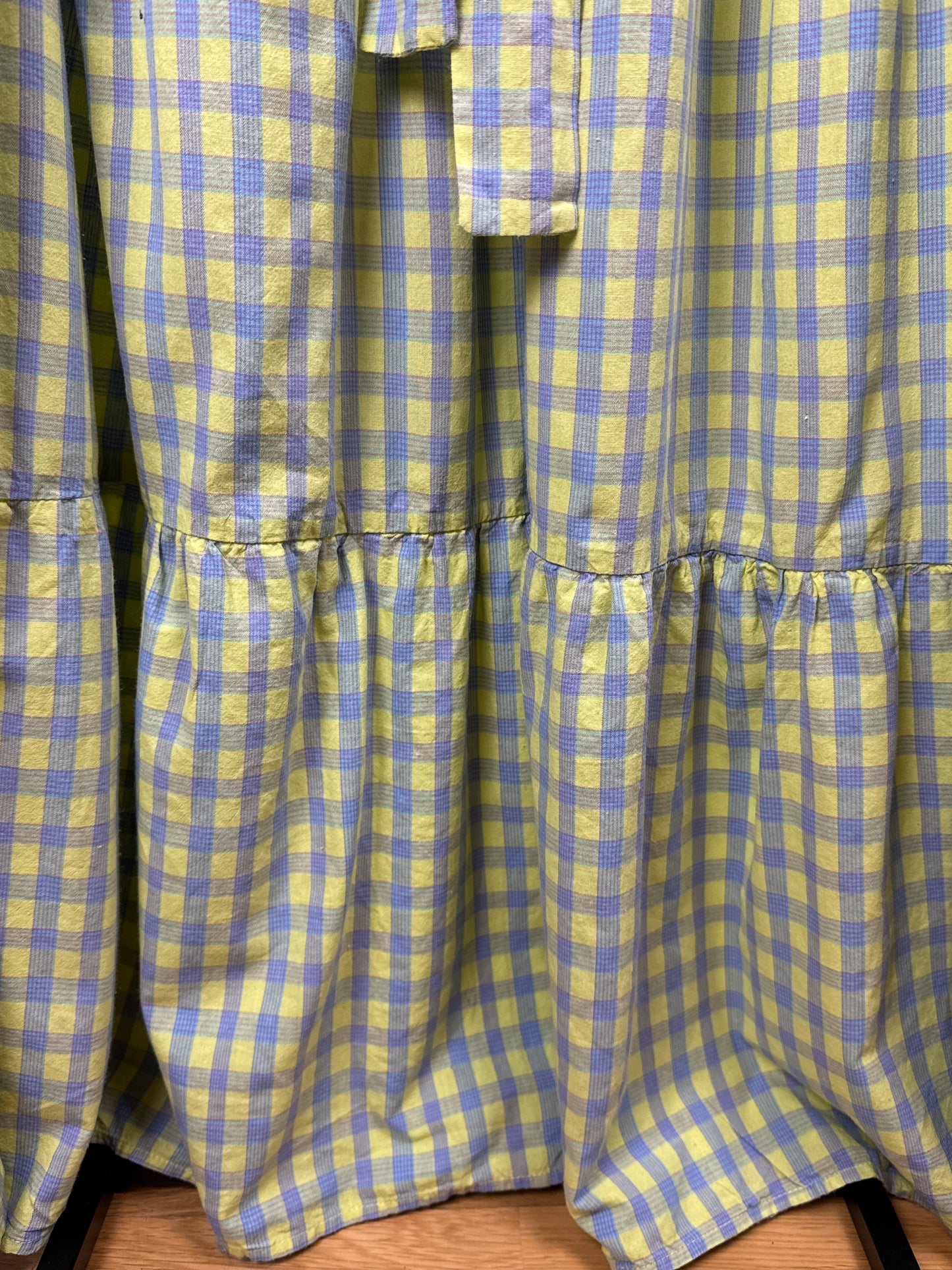 HUNKON Check Maxi Dress