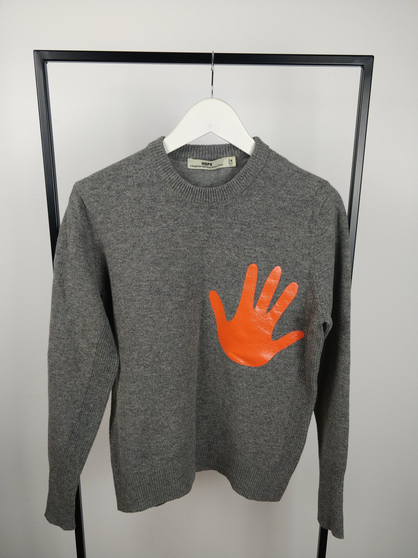 Orange Hand Sweater