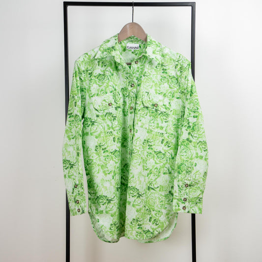 Floral Print Poplin shirt