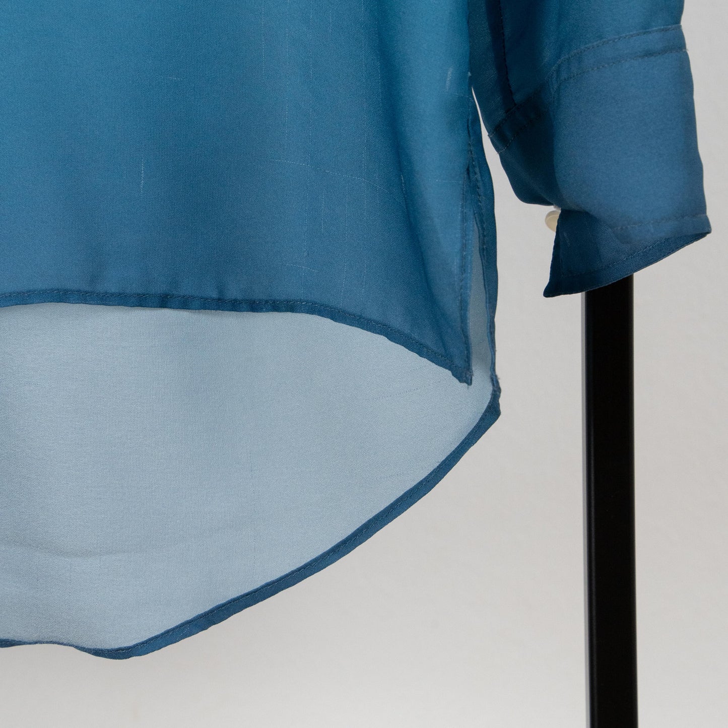 Bluish Silk Shirt