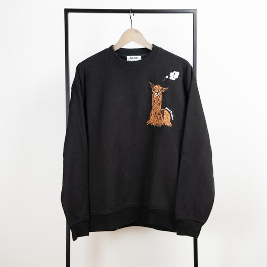 Forba Animal Embroidered Crew Pullover