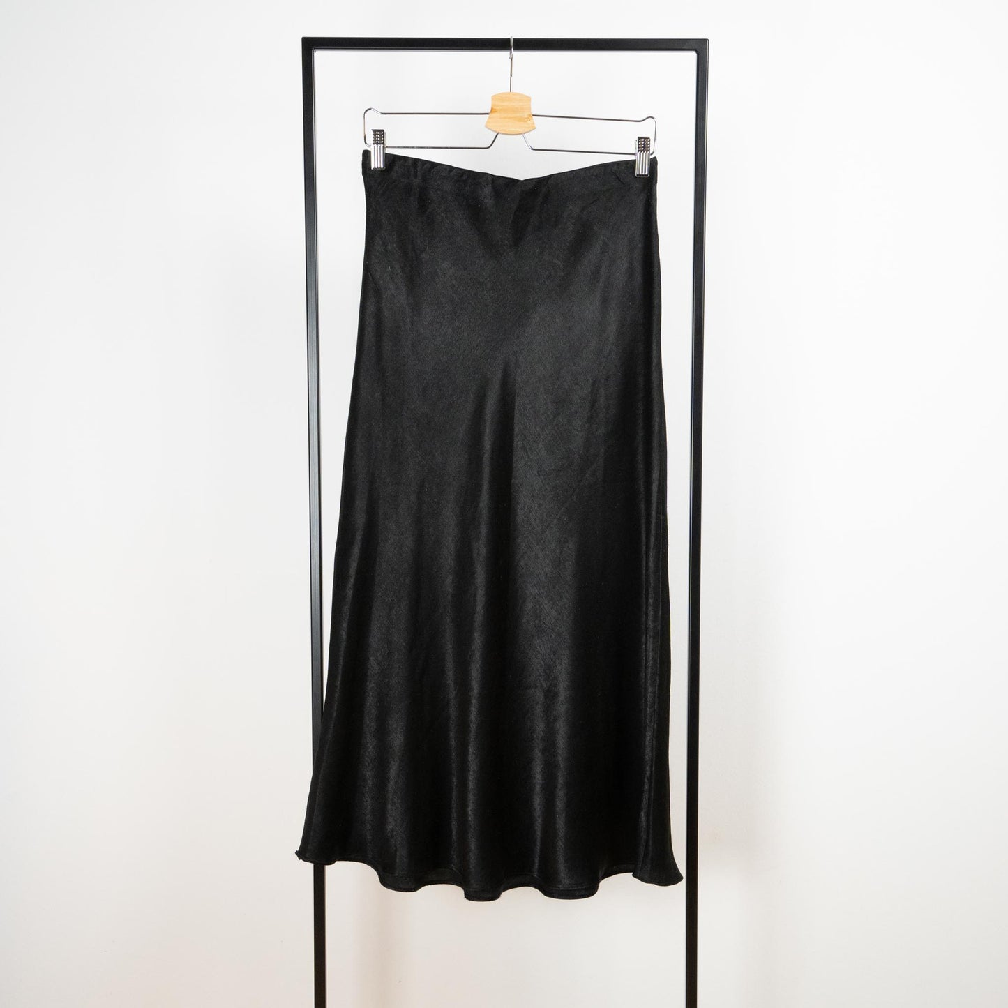 Tall Bias Cut Satin Midi Skirt