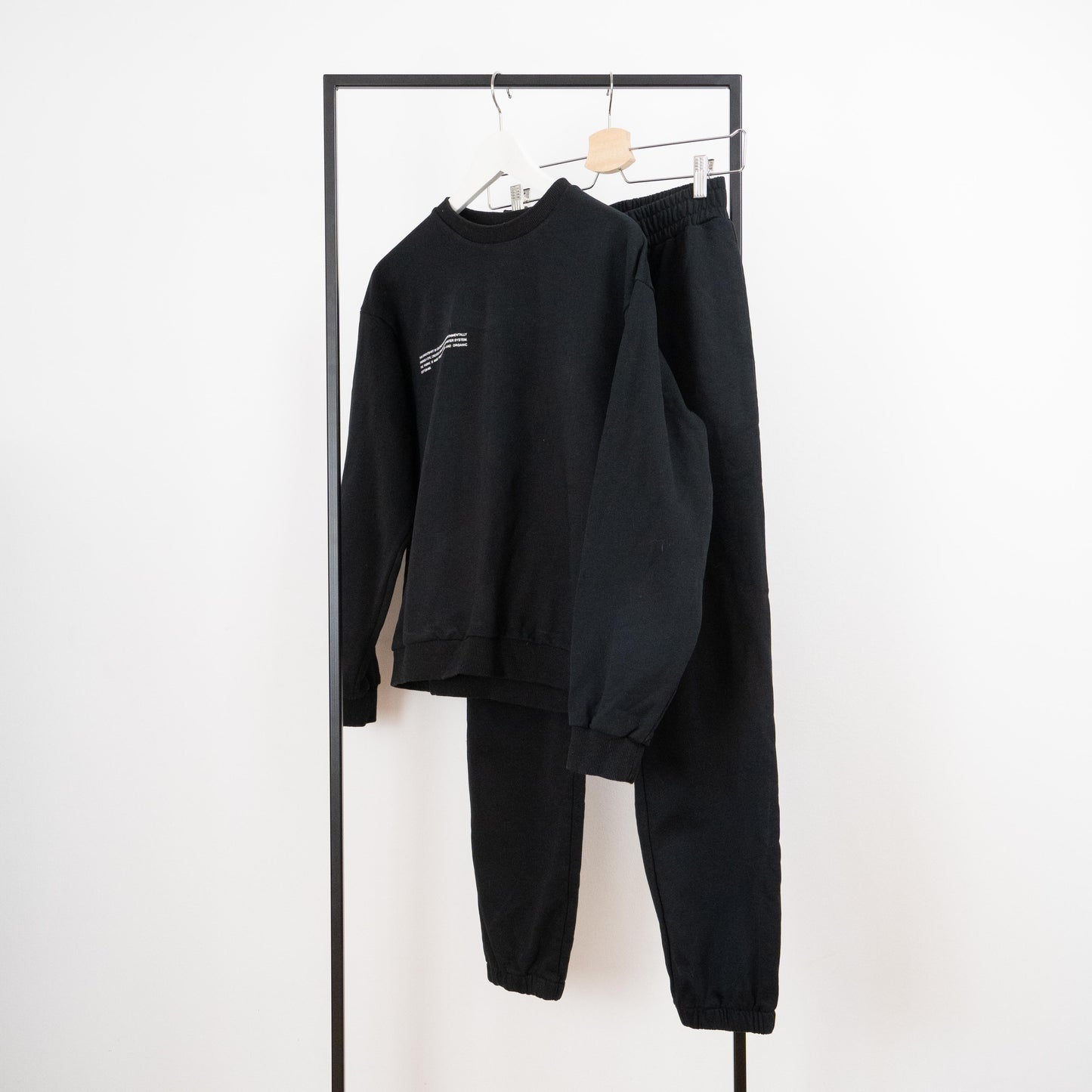 Black Sweatshirt/Track Pant