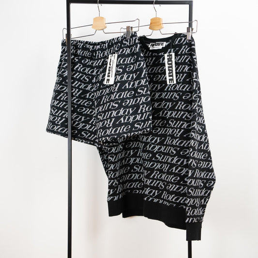 Iris Crewneck + Roda Shorts Jacquard